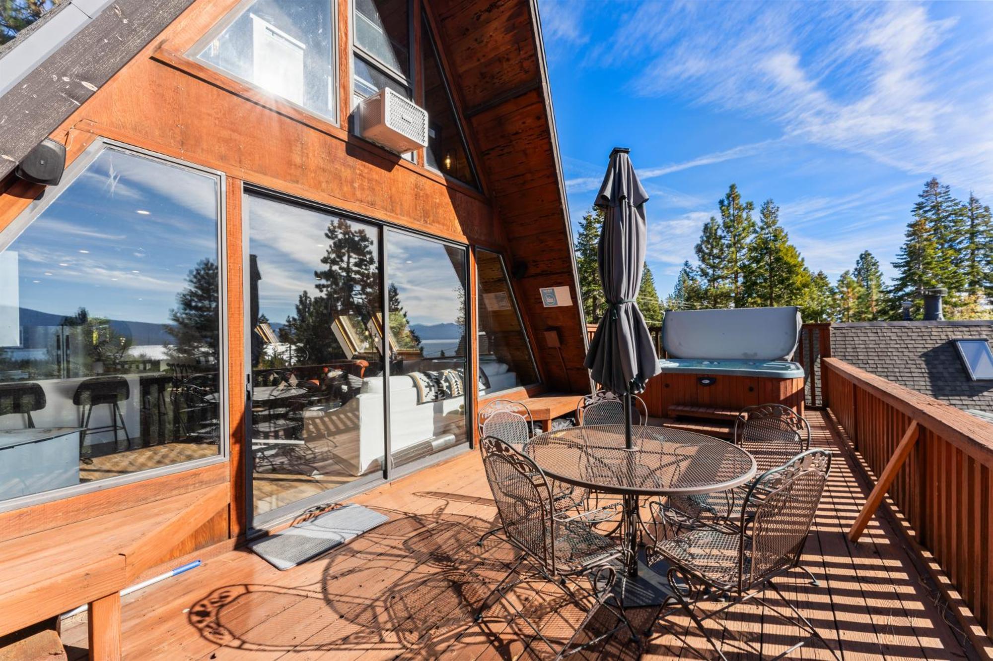 A-Frame Cabin With Hot Tub & Close To Lake Tahoe تاهو سيتي المظهر الخارجي الصورة